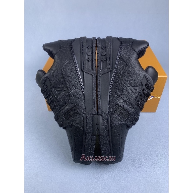 Buy Louis Vuitton LV Trainer Sneaker Black Monogram-Embossed Black 1A7WET Quality Reps Replicas Shoes