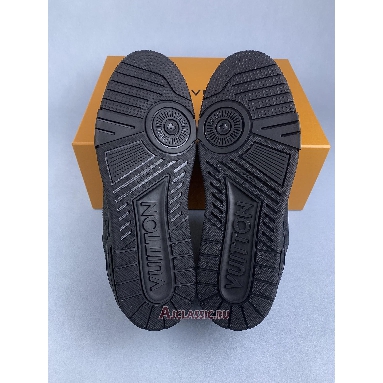 Buy Louis Vuitton LV Trainer Sneaker Black Monogram-Embossed Black 1A7WET Quality Reps Replicas Shoes
