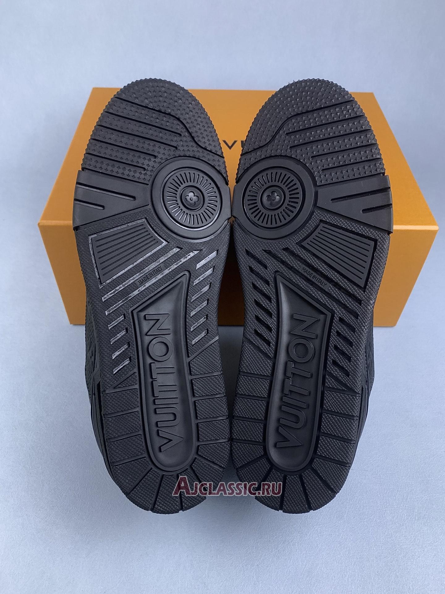 New Louis Vuitton LV Trainer Sneaker "Black Monogram-Embossed" 1A7WET Shoes