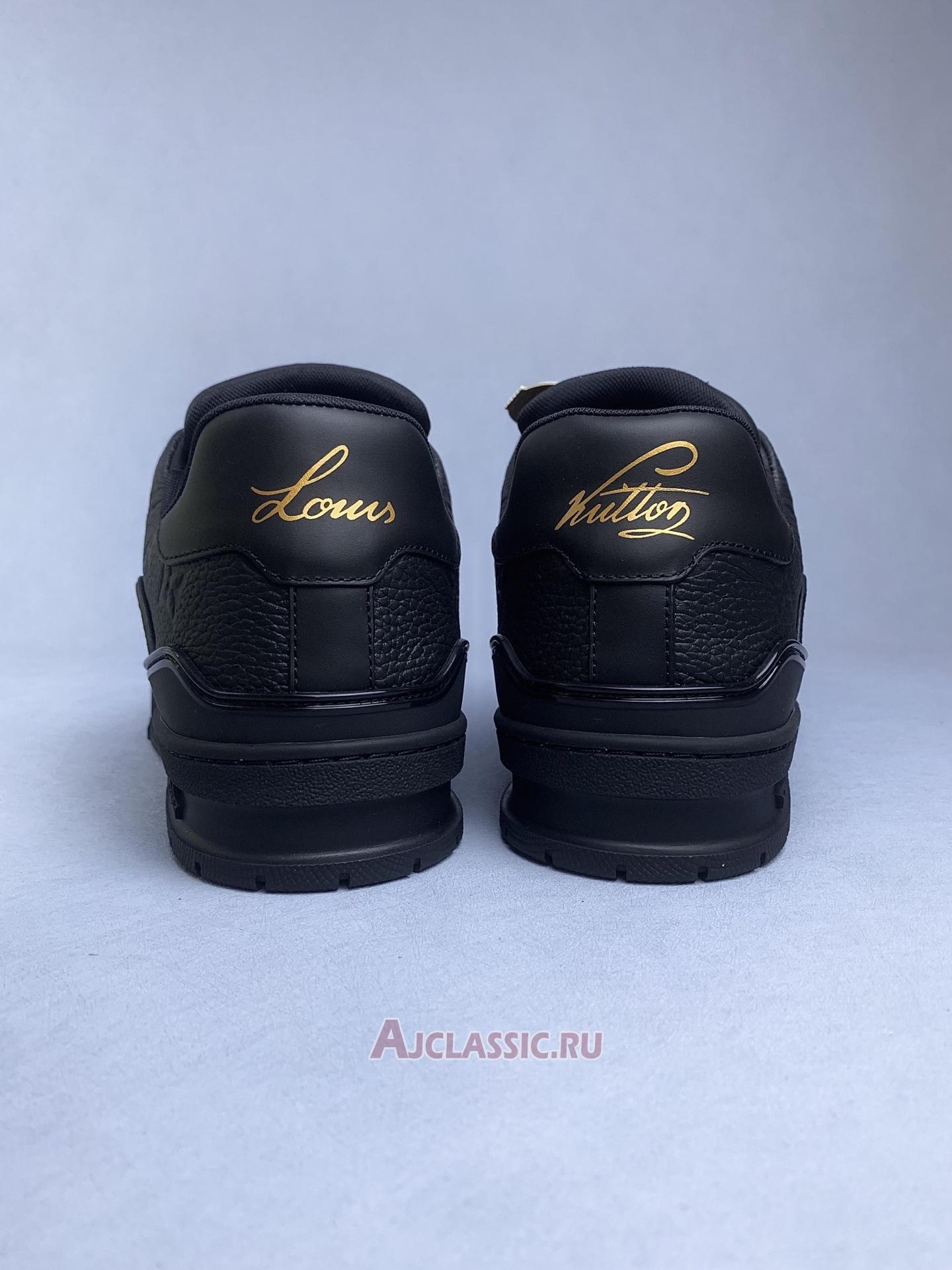 New Louis Vuitton LV Trainer Sneaker "Black Monogram-Embossed" 1A7WET Shoes