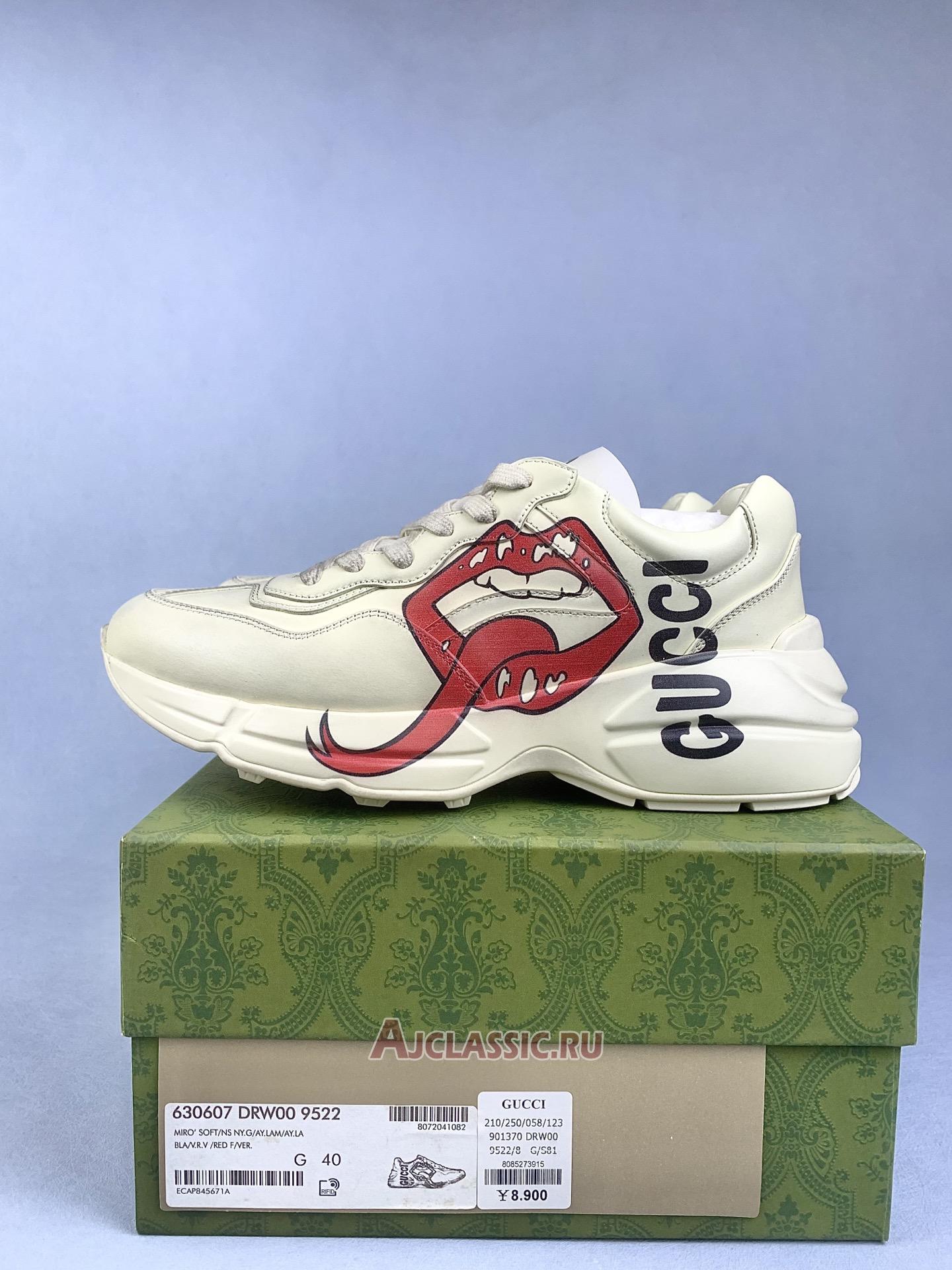 New Gucci Rhyton "Mouth" 552089 A9L00 9522 Shoes