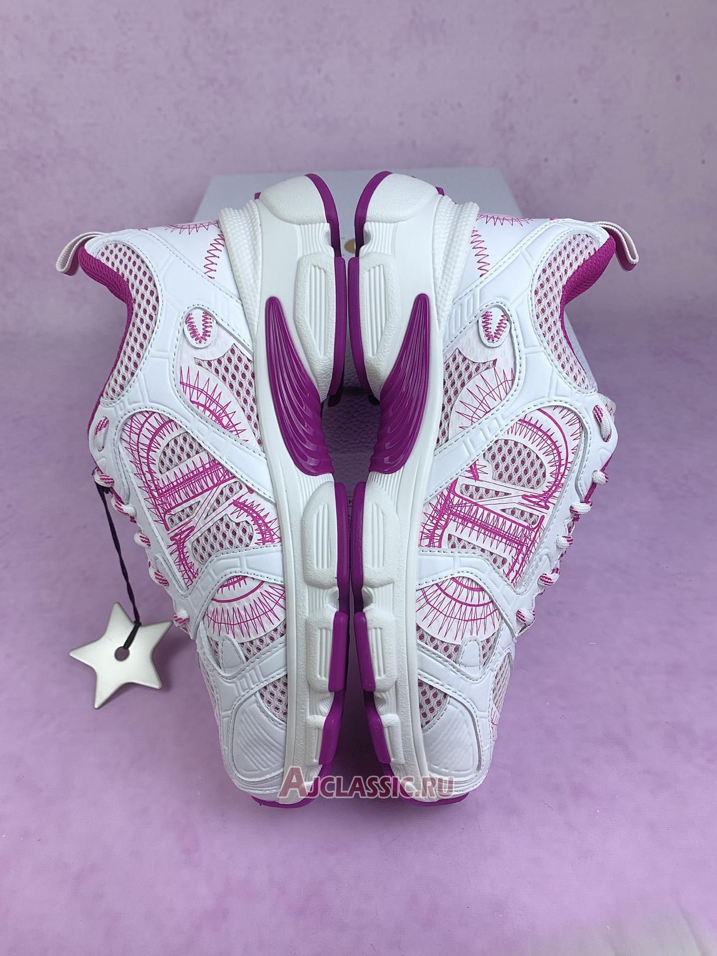New Dior Wmns Chrono Sneaker "White Fuchsia" KCK414TRM S89W Shoes