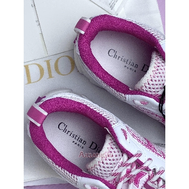 Buy Dior Wmns Chrono Sneaker White Fuchsia Pink KCK414TRM S89W Quality Reps Replicas Shoes