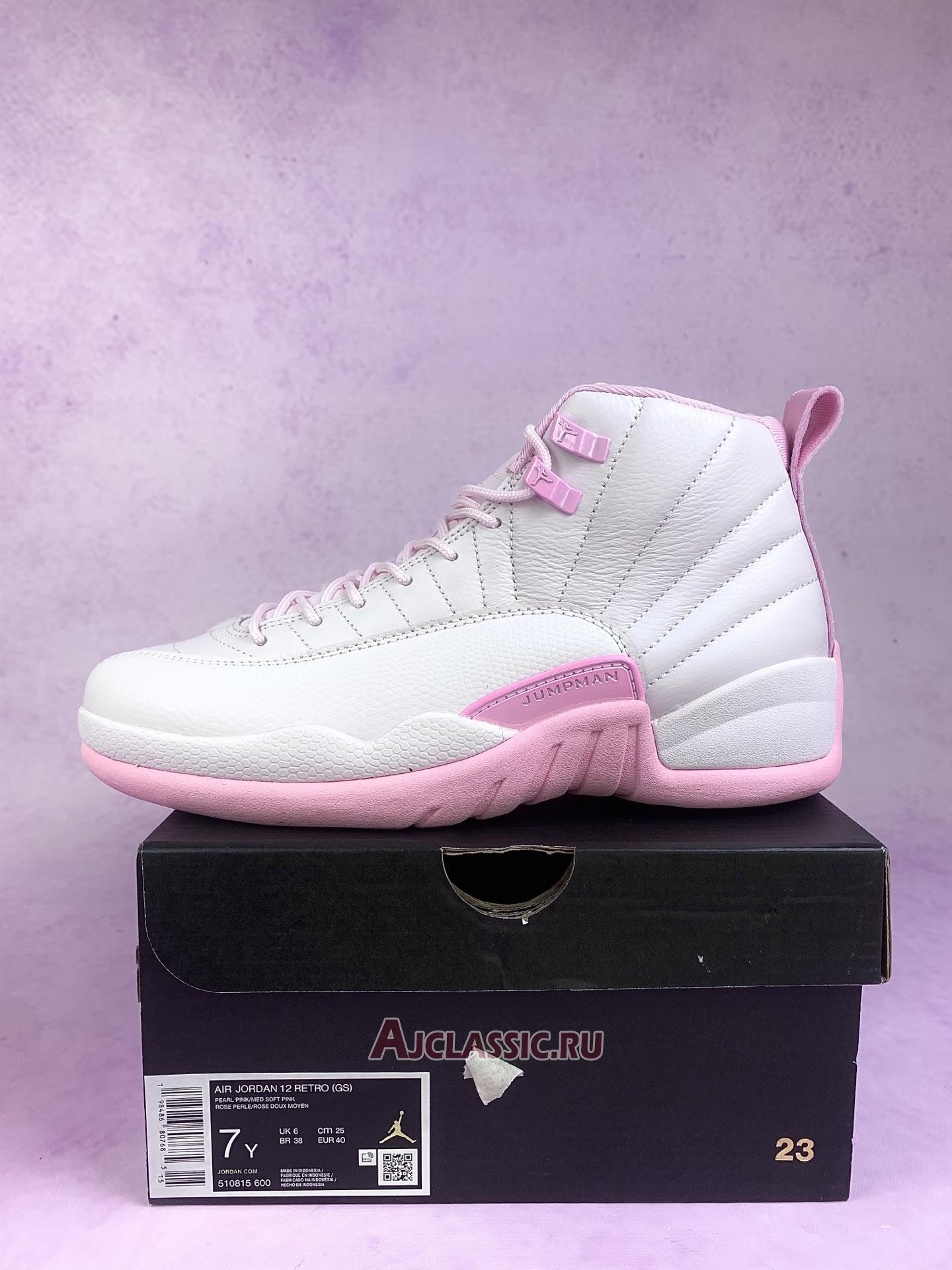 New Air Jordan 12 Retro GS "Pearl Pink" 510815-600 Shoes