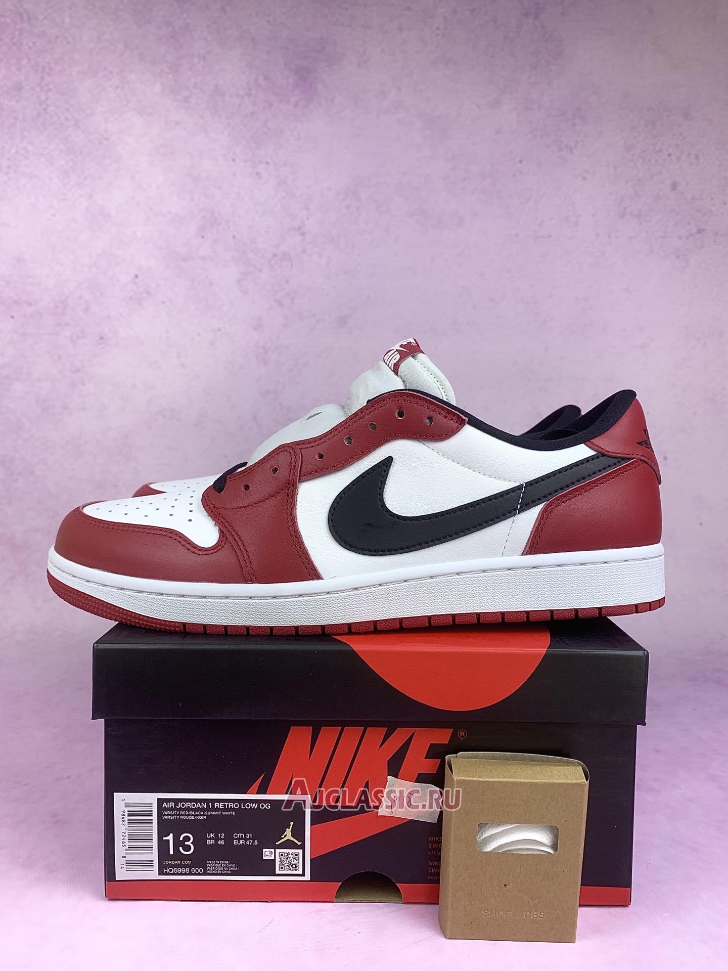 New Air Jordan 1 Retro Low OG "Chicago" 2025 HQ6998-600 Shoes