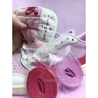 Buy Travis Scott x Air Jordan 1 Low OG Tropical Pink Pink IQ7604-101-2 Quality Reps Replicas Shoes