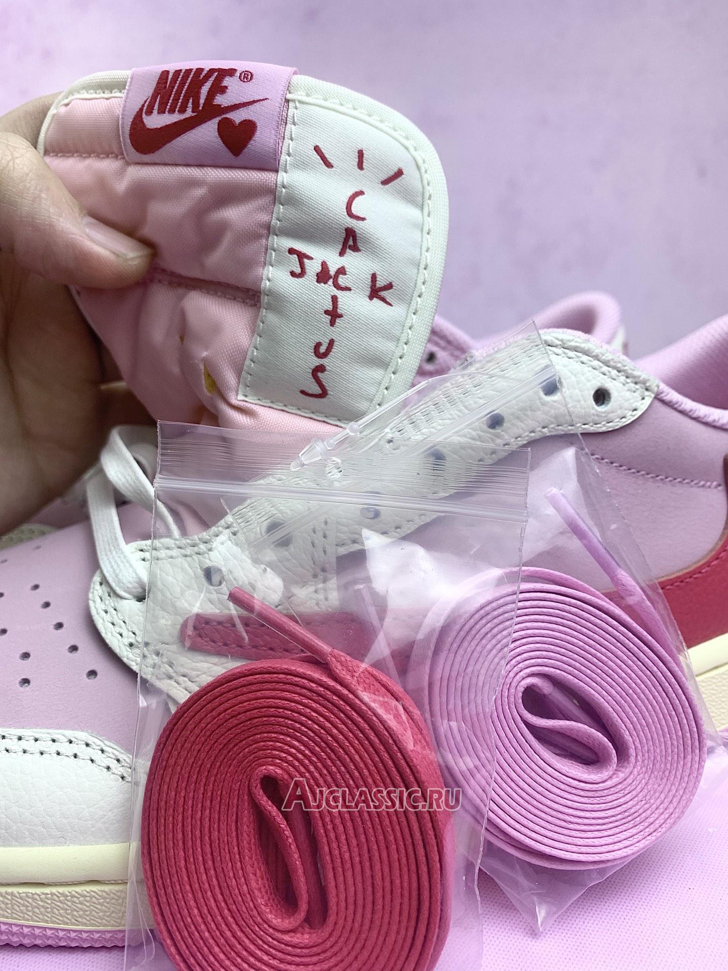 New Travis Scott x Air Jordan 1 Low OG "Tropical Pink" IQ7604-101-2 Shoes