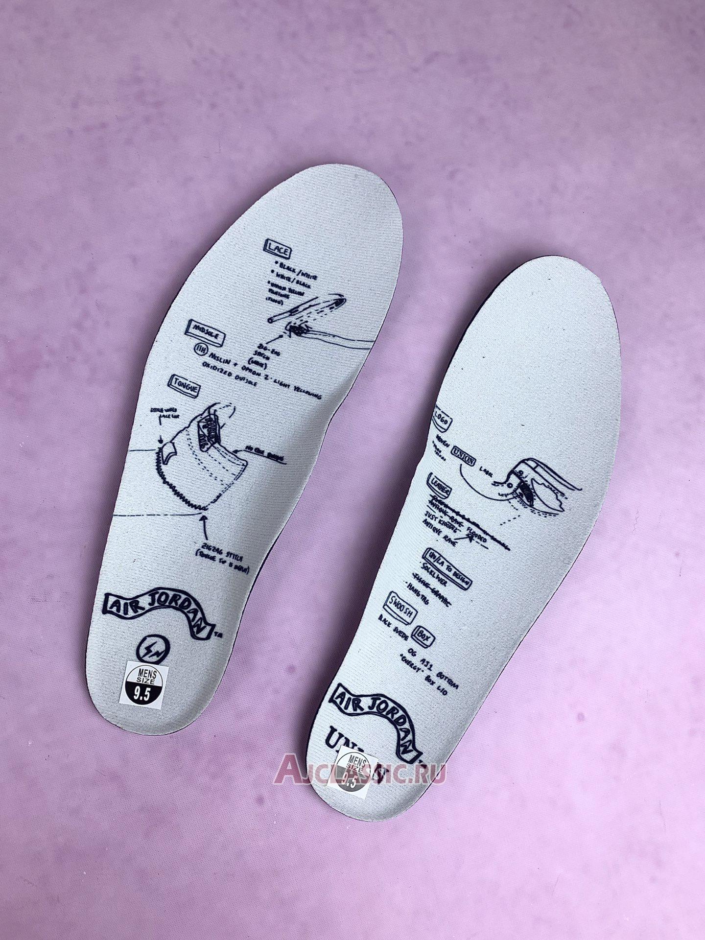 New Fragment Design x Union LA x Air Jordan 1 Retro High OG "Varsity Red" IO7847-002 Shoes