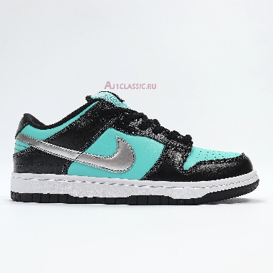 Nike Diamond Supply Co. x Dunk Low Pro SB Tiffany 304292-402 Aqua/Chrome/Black/Green Mens Womens Shoes