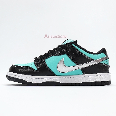 Nike Diamond Supply Co. x Dunk Low Pro SB Tiffany 304292-402 Aqua/Chrome/Black/Green Mens Womens Shoes
