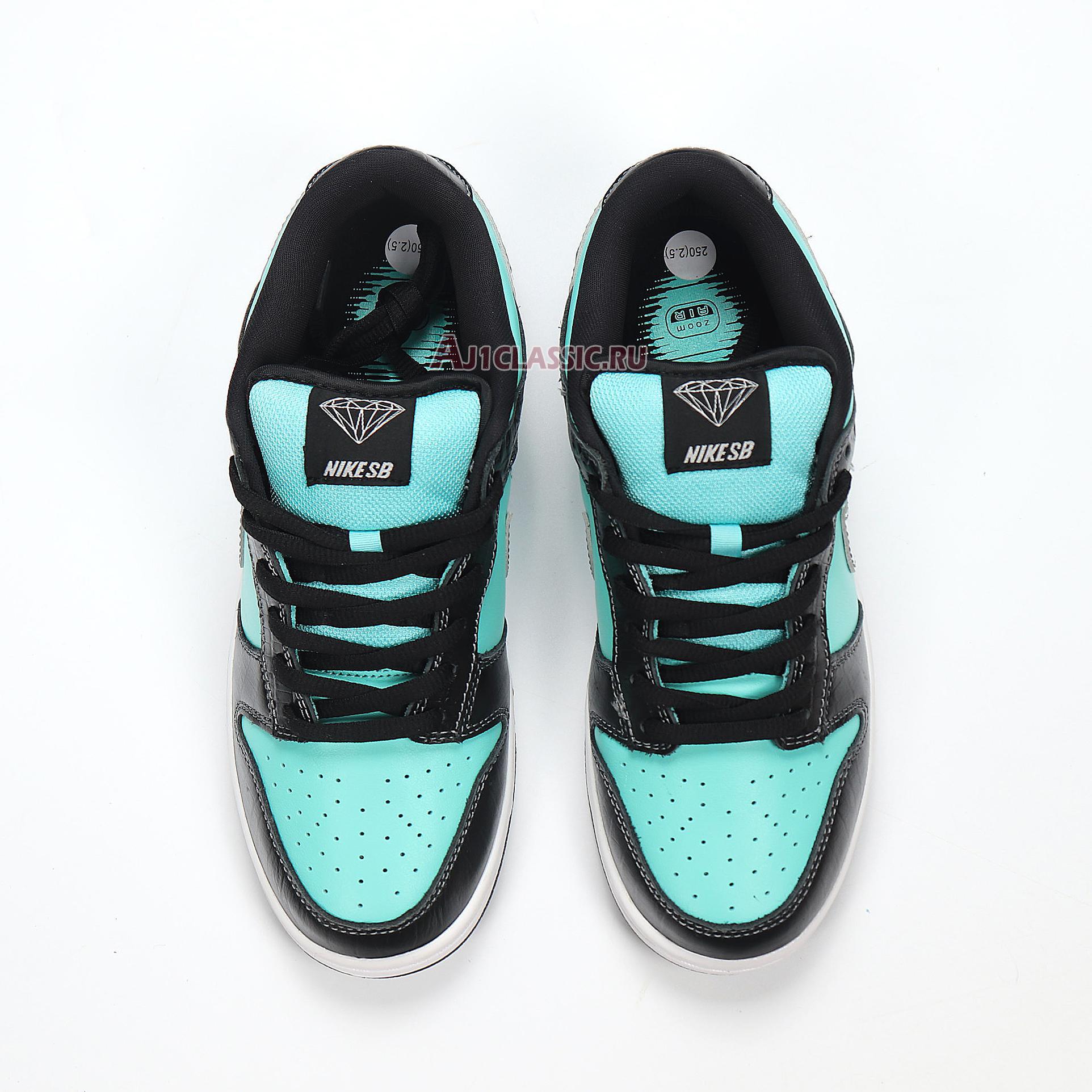 New Nike Diamond Supply Co. x Dunk Low Pro SB "Tiffany" 304292-402 Shoes