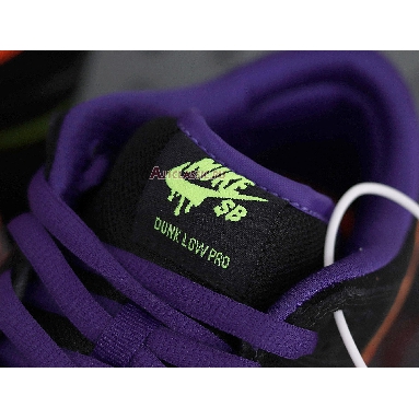 Nike Dunk Low SB Night of Mischief BQ6817-006 Black/Total Orange-Court Purple-Volt Mens Womens Shoes