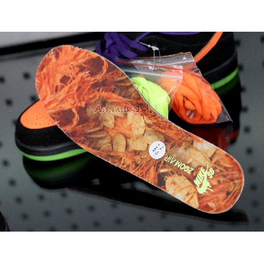 Nike Dunk Low SB Night of Mischief BQ6817-006 Black/Total Orange-Court Purple-Volt Mens Womens Shoes