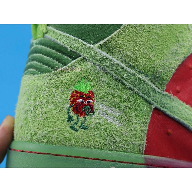 Nike Dunk High SB Strawberry Cough CW7093-600 University Red/Spinach Green/Magic Ember Mens Womens Shoes