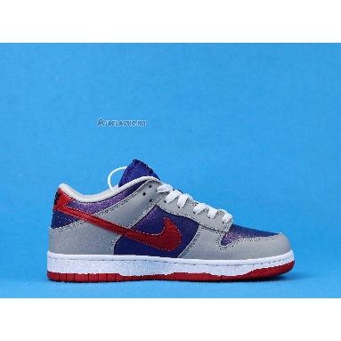 Nike Dunk Low Retro Samba 2020 CZ2667-400 Hyper Blue/Samba-Silver Mens Womens Shoes