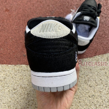 Medicom Toy x Nike SB Dunk Low BE@RBRICK CZ5127-001 Black/White-Black Mens Womens Shoes