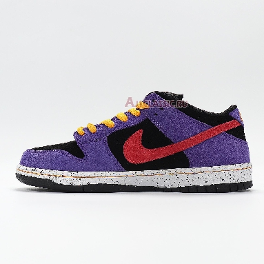 Nike Dunk Low Pro SB ACG Terra BQ6817-008 Black/Sunburst-Varsity Purple-Taxi Mens Womens Shoes
