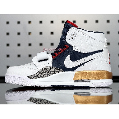 Air Jordan Legacy 312 Dream Team AV3922-101 White/Midnight Navy-Varsity Red Mens Womens Shoes