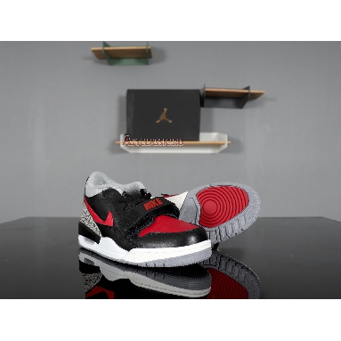 Air Jordan Legacy 312 Low PS Bred Cement CD7069-006 Black/University Red Mens Womens Shoes