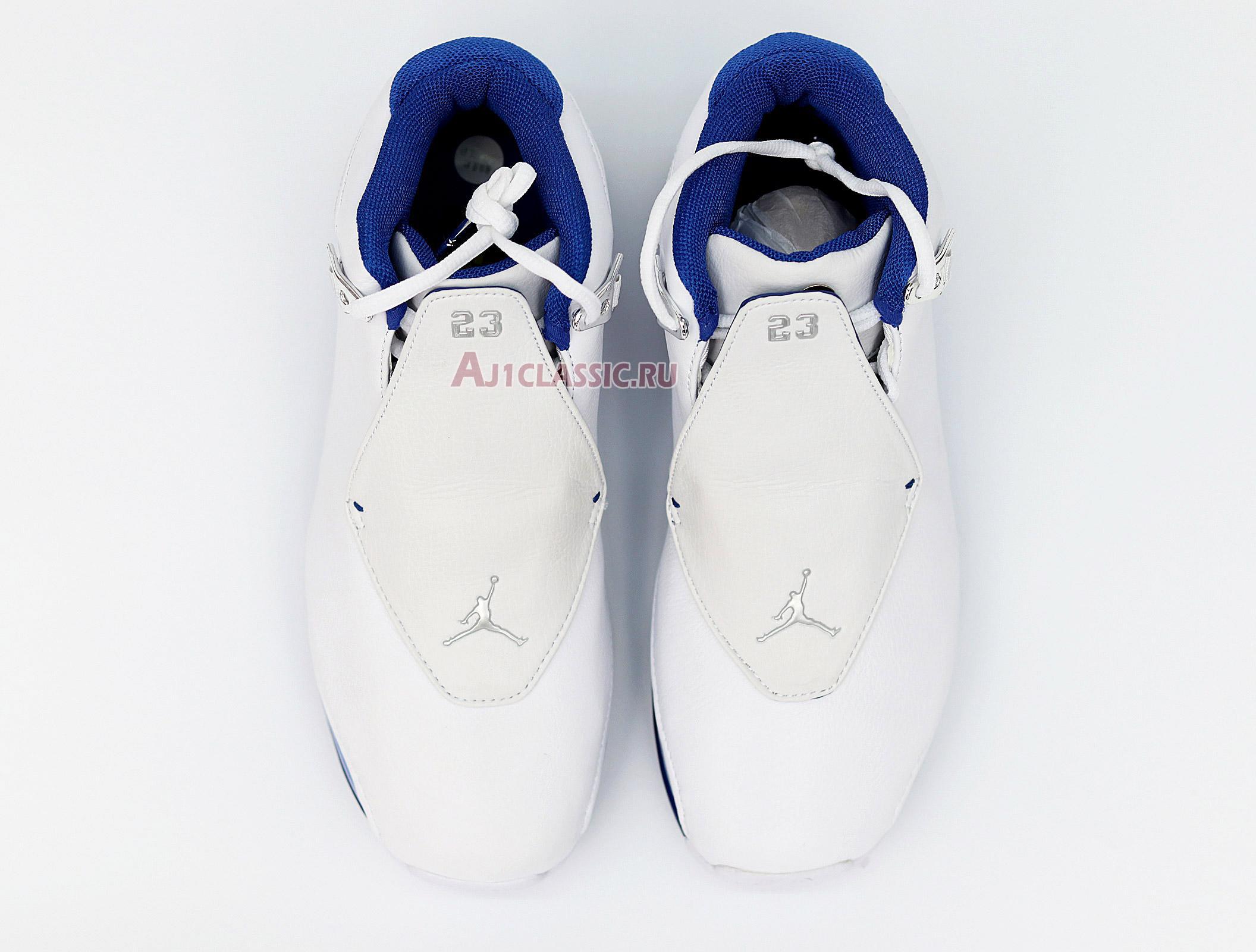 New Air Jordan 18 Retro "White Sport Royal" AA2494-106 Shoes
