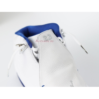 Air Jordan 18 Retro White Sport Royal AA2494-106 White/Sport Royal-White-Metallic Silver Mens Womens Shoes