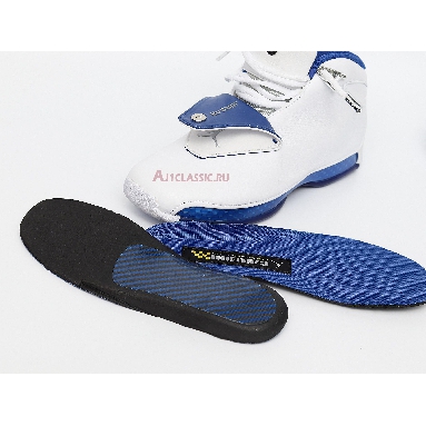 Air Jordan 18 Retro White Sport Royal AA2494-106 White/Sport Royal-White-Metallic Silver Mens Womens Shoes