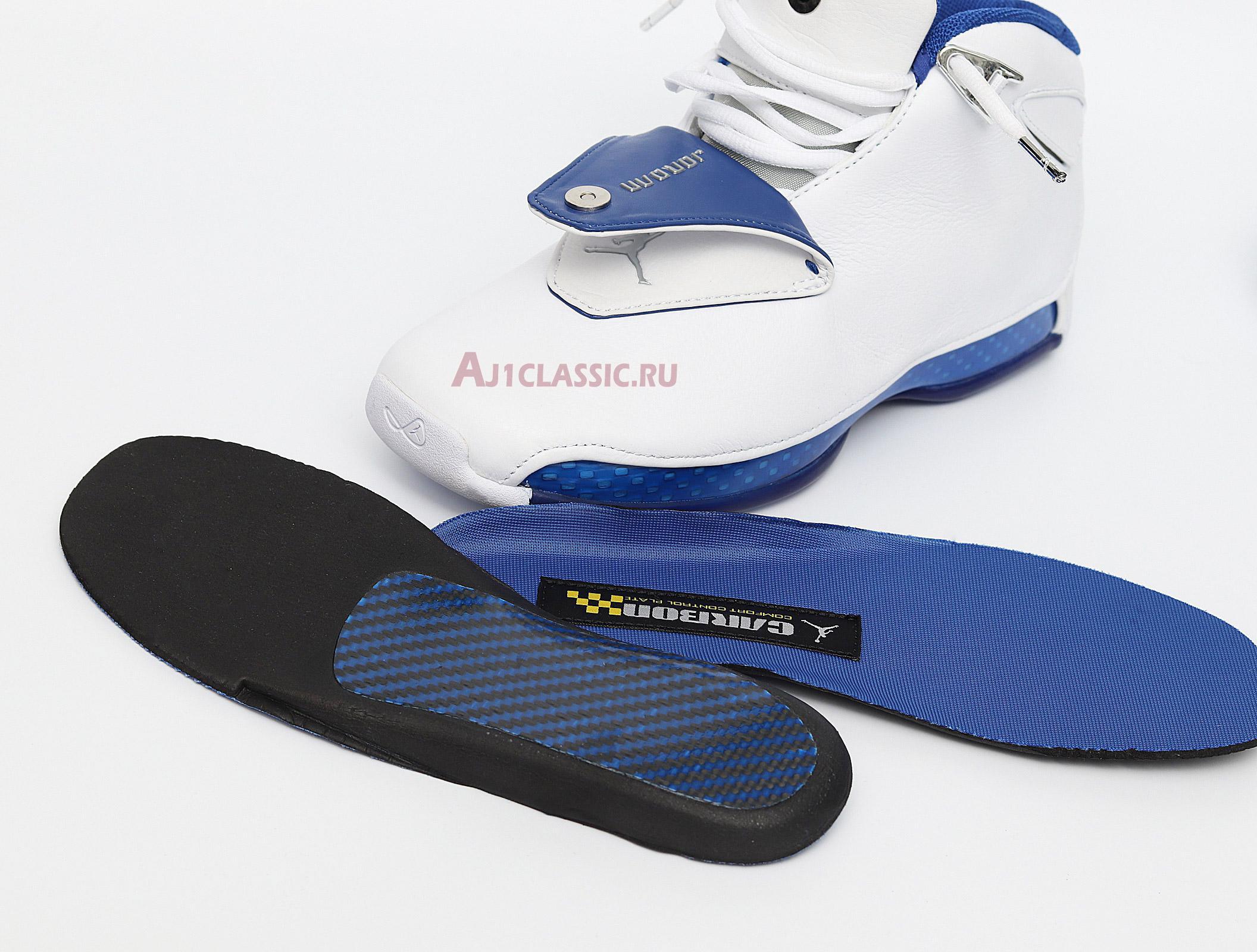 New Air Jordan 18 Retro "White Sport Royal" AA2494-106 Shoes