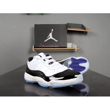 Air Jordan 11 Retro Low Concord 528895-153 White/Black Mens Womens Shoes