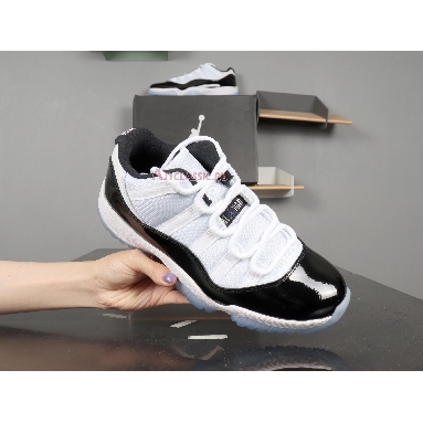 Air Jordan 11 Retro Low Concord 528895-153 White/Black Mens Womens Shoes