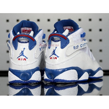 Air Jordan 6 Rings Rip City 322992-051 White/Blue/Red Mens Womens Shoes