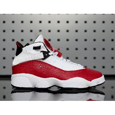 Air Jordan 6 Rings White University Red 322992-120 White/University Red-Black Mens Womens Shoes