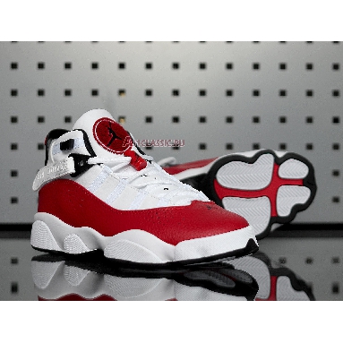 Air Jordan 6 Rings White University Red 322992-120 White/University Red-Black Mens Womens Shoes