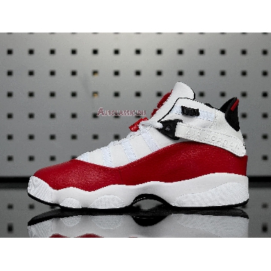 Air Jordan 6 Rings White University Red 322992-120 White/University Red-Black Mens Womens Shoes