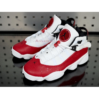 Air Jordan 6 Rings White University Red 322992-120 White/University Red-Black Mens Womens Shoes