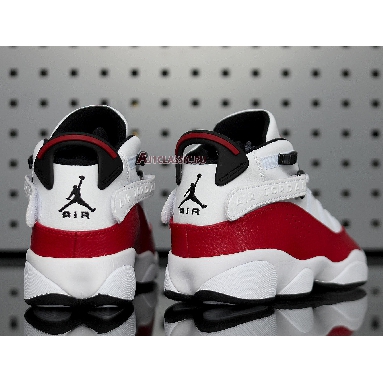 Air Jordan 6 Rings White University Red 322992-120 White/University Red-Black Mens Womens Shoes
