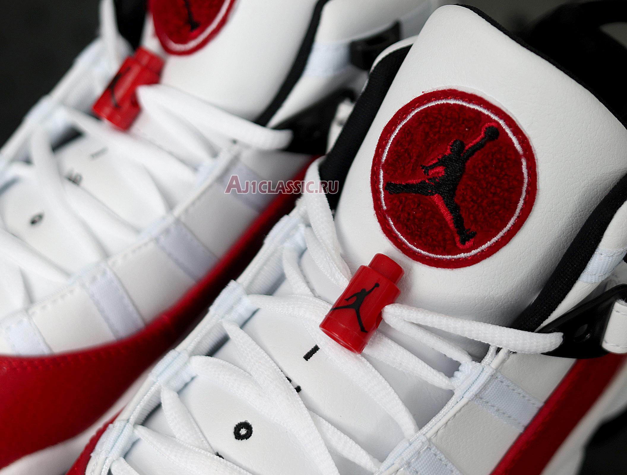 New Air Jordan 6 Rings "White University Red" 322992-120 Shoes