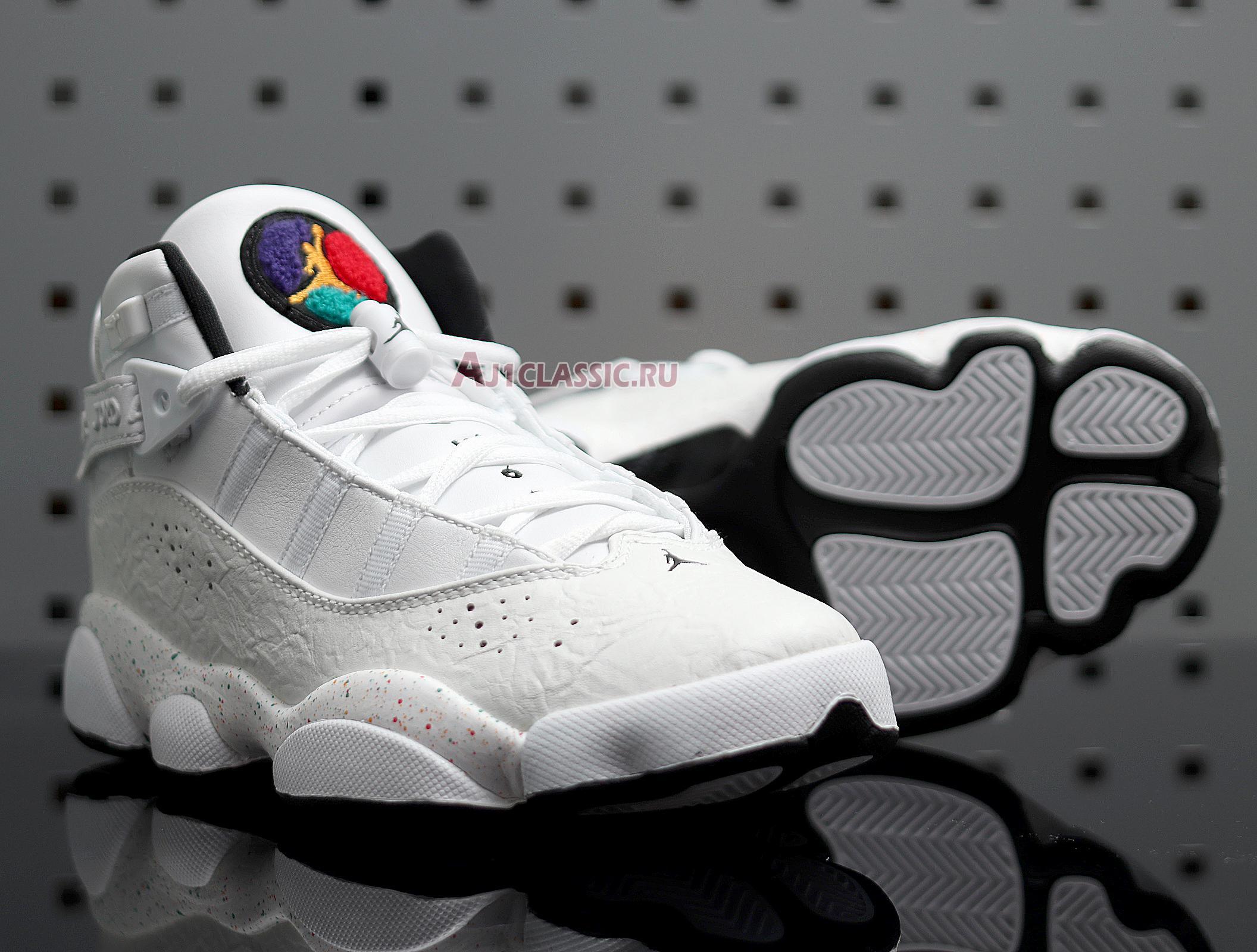 Air Jordan 6 Rings Paint Splatter 322992100 White/BlackCanyon Gold