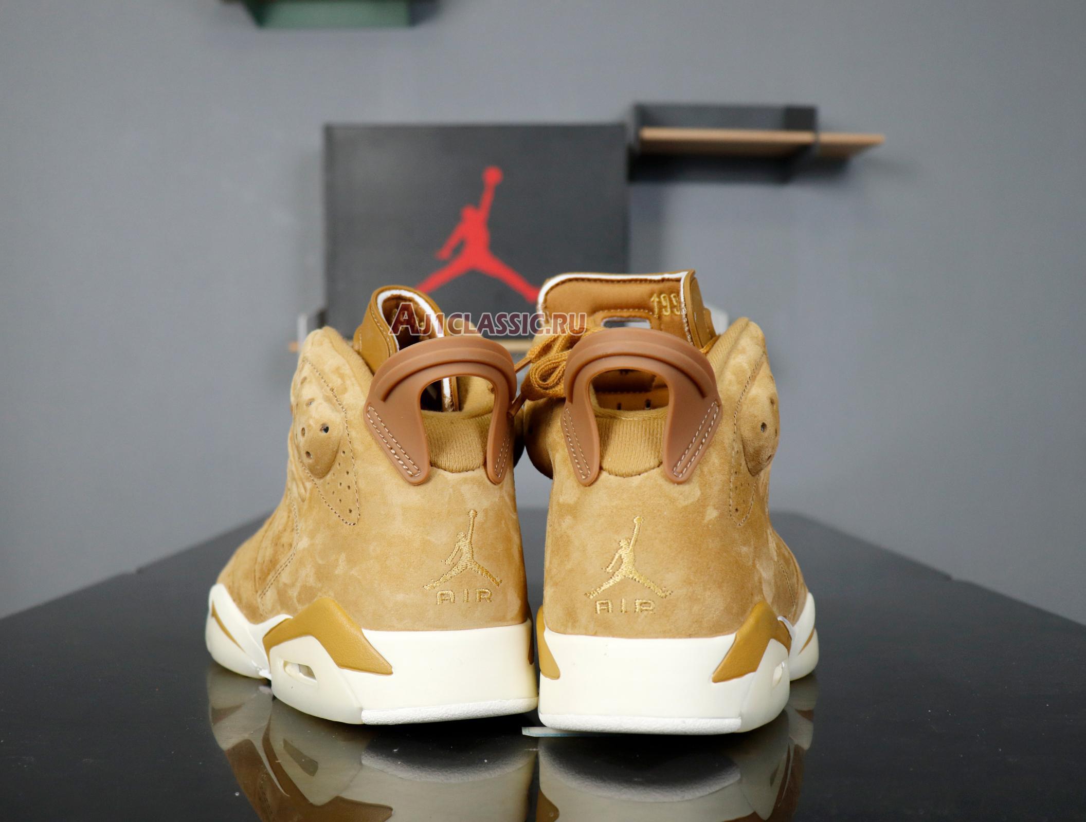 New Air Jordan 6 Retro "Wheat" 384664-705 Shoes
