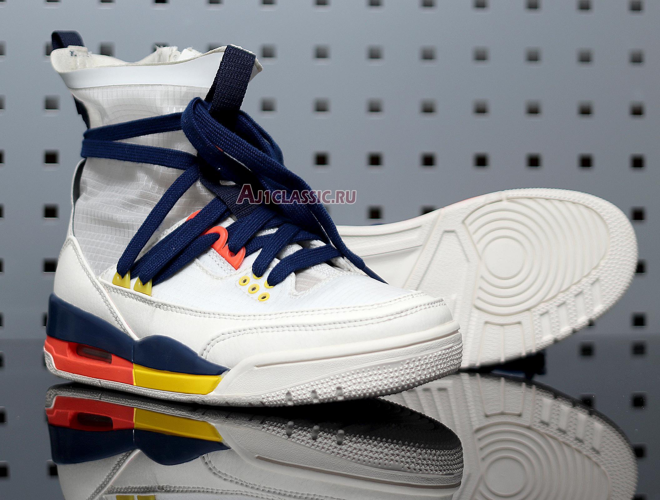 New Air Jordan 3 RTR EXP Lite "Sail Blue Void" BQ8394-100 Shoes