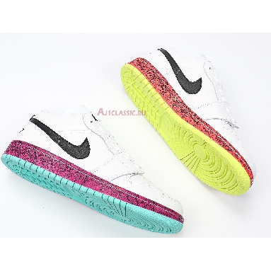 Air Jordan 1 Low GS Multi-Color CV9548-100 White/Black/Red Mens Womens Shoes