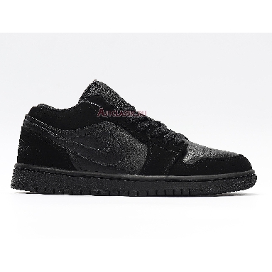 Air Jordan 1 Retro Low Triple Black 553558-025 Black/Black Mens Womens Shoes