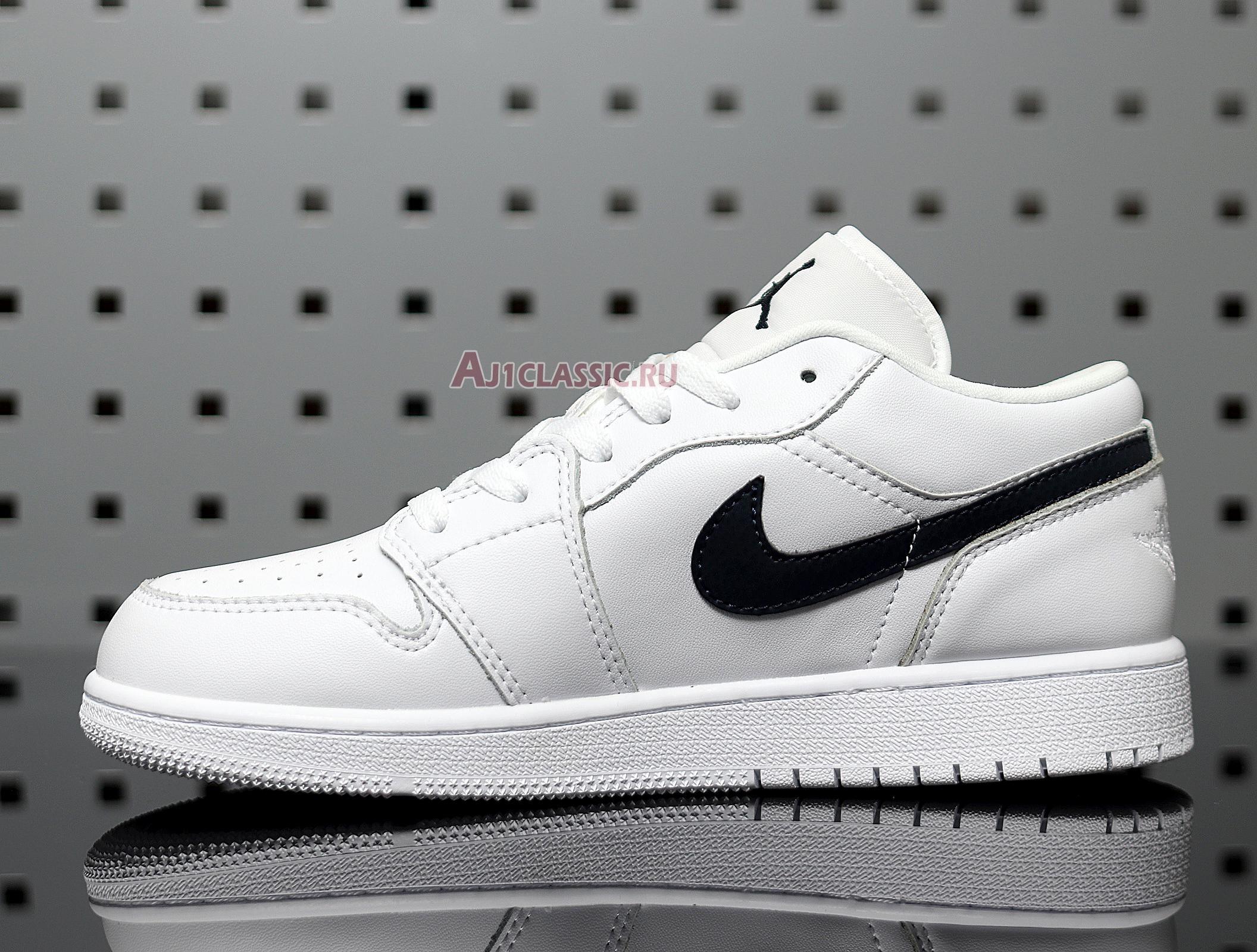 New Air Jordan 1 Low "White Obsidian" 553558-114 Shoes