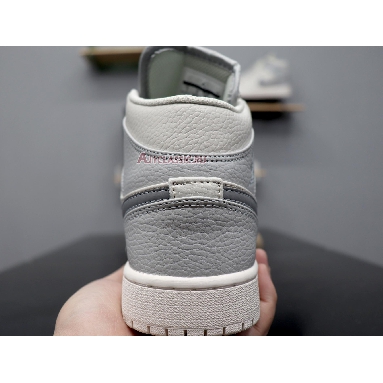 Air Jordan 1 Mid Retro SE Grey Fog 852542-003 Light Bone/Grey Fog Mens Womens Shoes