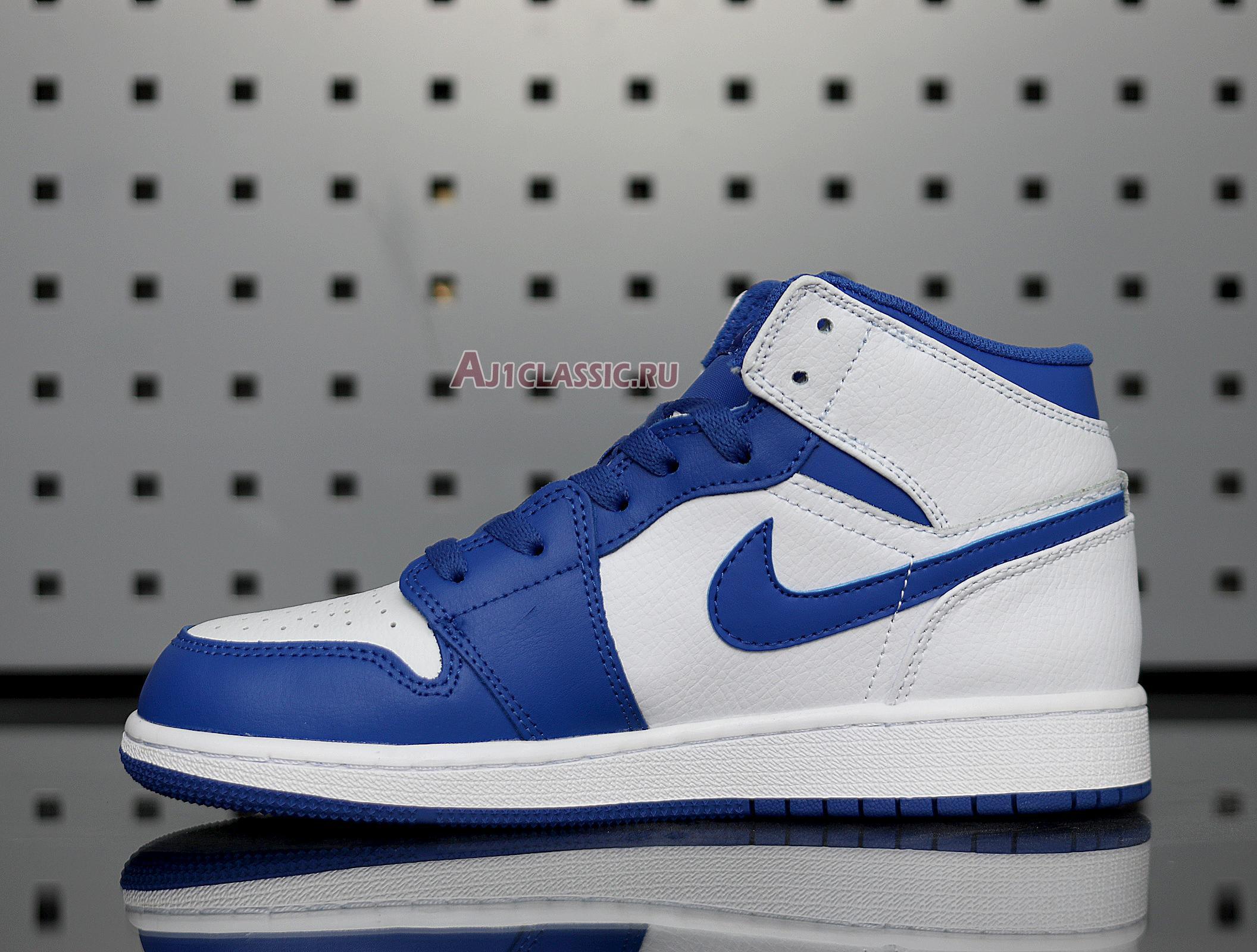New Air Jordan 1 Mid "Hyper Royal" 554724-114 Shoes