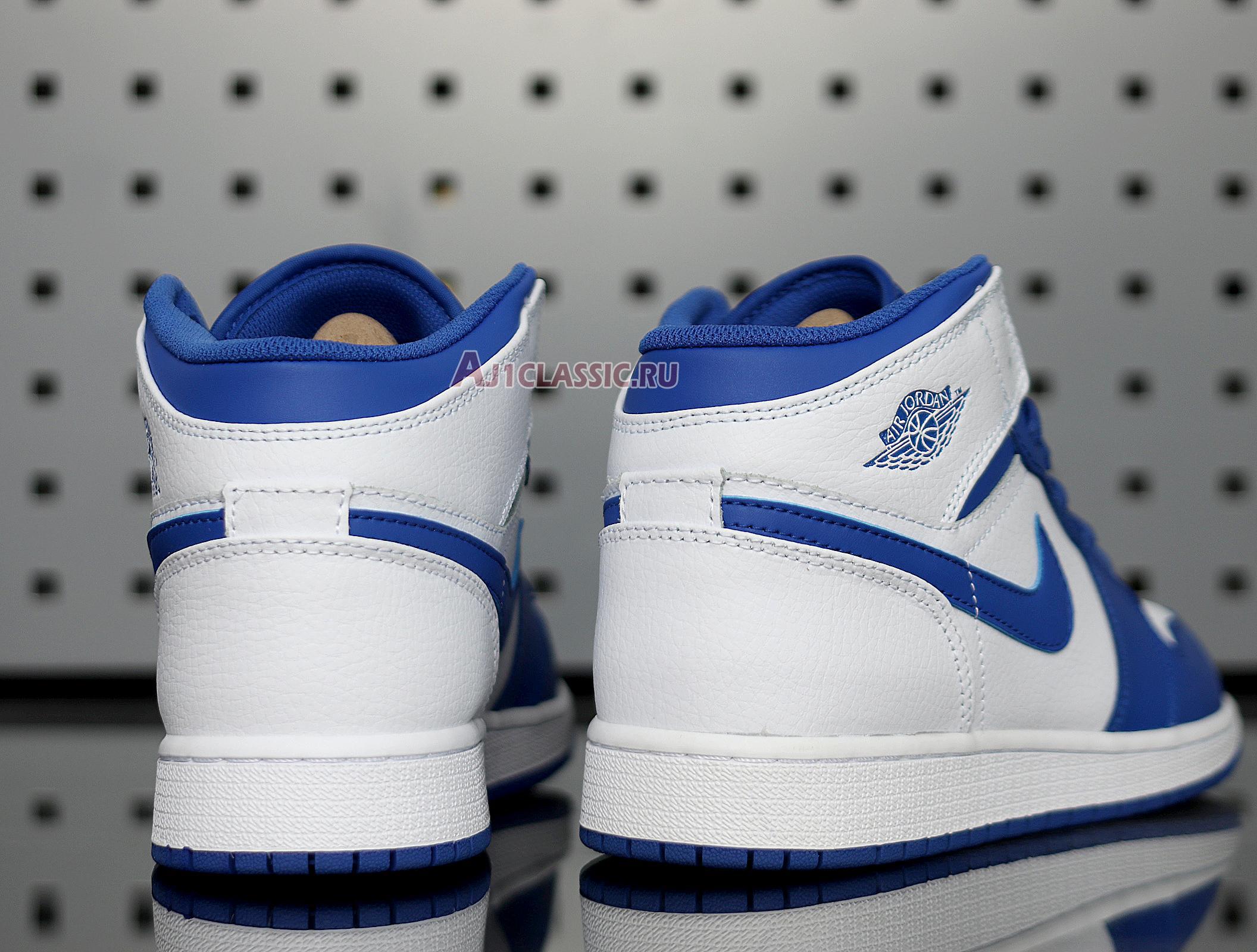 New Air Jordan 1 Mid "Hyper Royal" 554724-114 Shoes