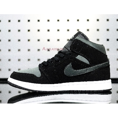 Air Jordan 1 Mid SE Nylon Black Grey 852542-012 Black/Grey Mens Womens Shoes
