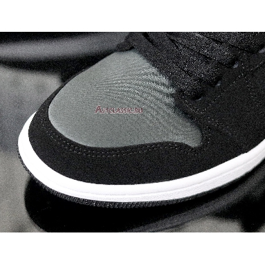 Air Jordan 1 Mid SE Nylon Black Grey 852542-012 Black/Grey Mens Womens Shoes