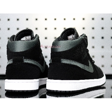 Air Jordan 1 Mid SE Nylon Black Grey 852542-012 Black/Grey Mens Womens Shoes
