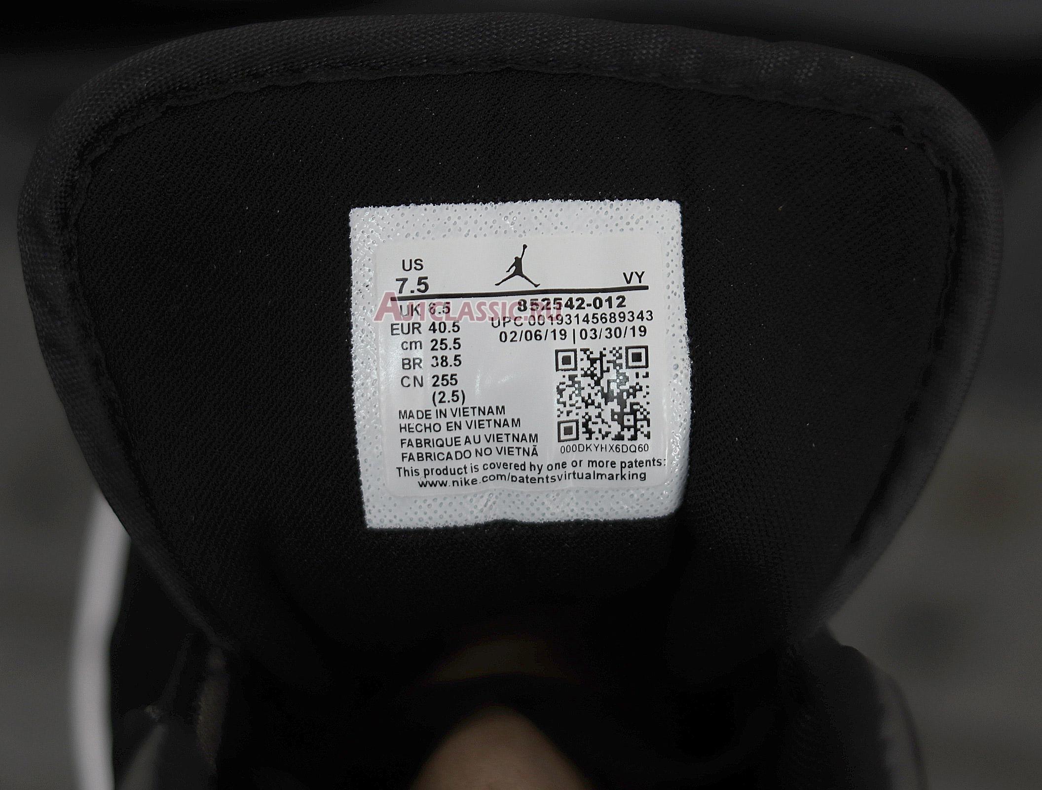 New Air Jordan 1 Mid SE Nylon "Black Grey" 852542-012 Shoes