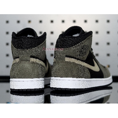 Air Jordan 1 Mid Olive BQ6472-030 Olive/Black/White/Green Mens Womens Shoes